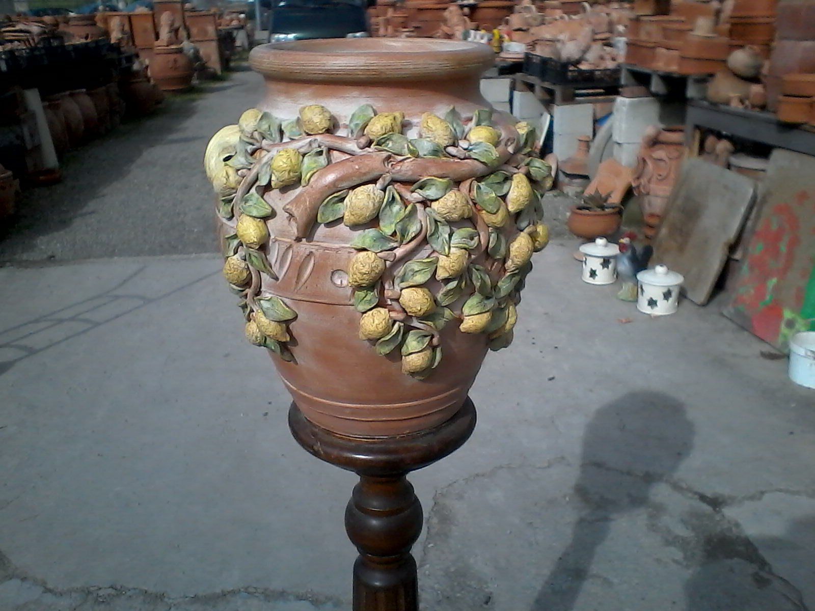 terracotta con limoni