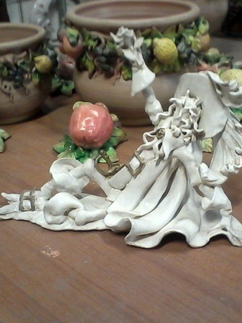 soprammobili in terracotta