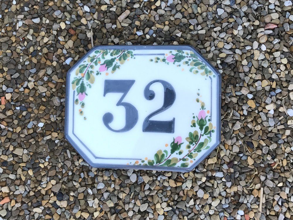 numeri civici in ceramica smaltata 5