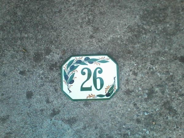 numeri civici in ceramica smaltata 7