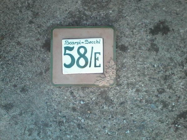 numeri civici in ceramica smaltata 4