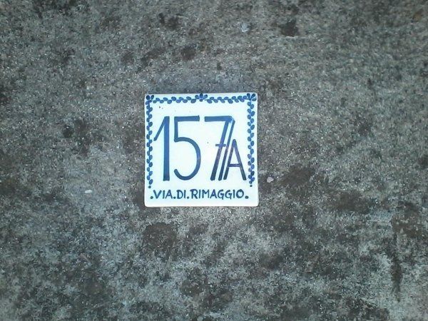 numeri civici in ceramica smaltata 3