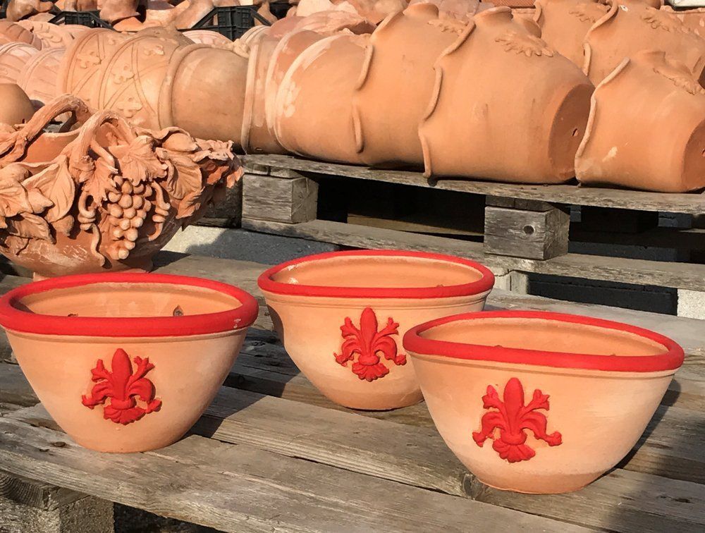 vasi in cotto, articoli in cotto