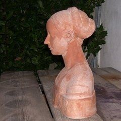 statue in cotto, busti in cotto