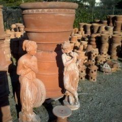 statue in terracotta