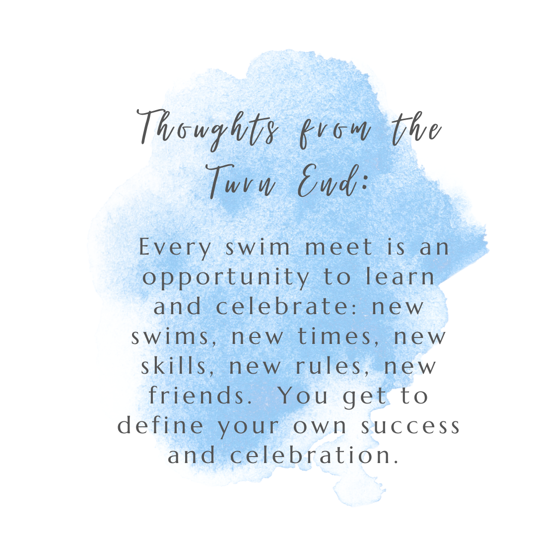 blue swimmer splash with the text