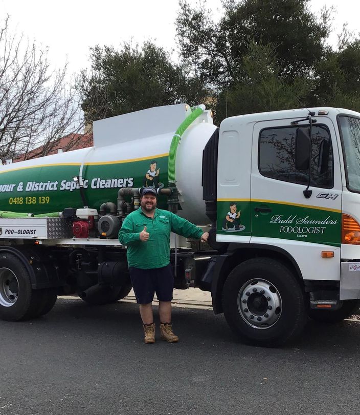 A Man Behind His Septic Tank Cleaning Truck | Seymour, VIC | Seymour & District Septic Cleaners