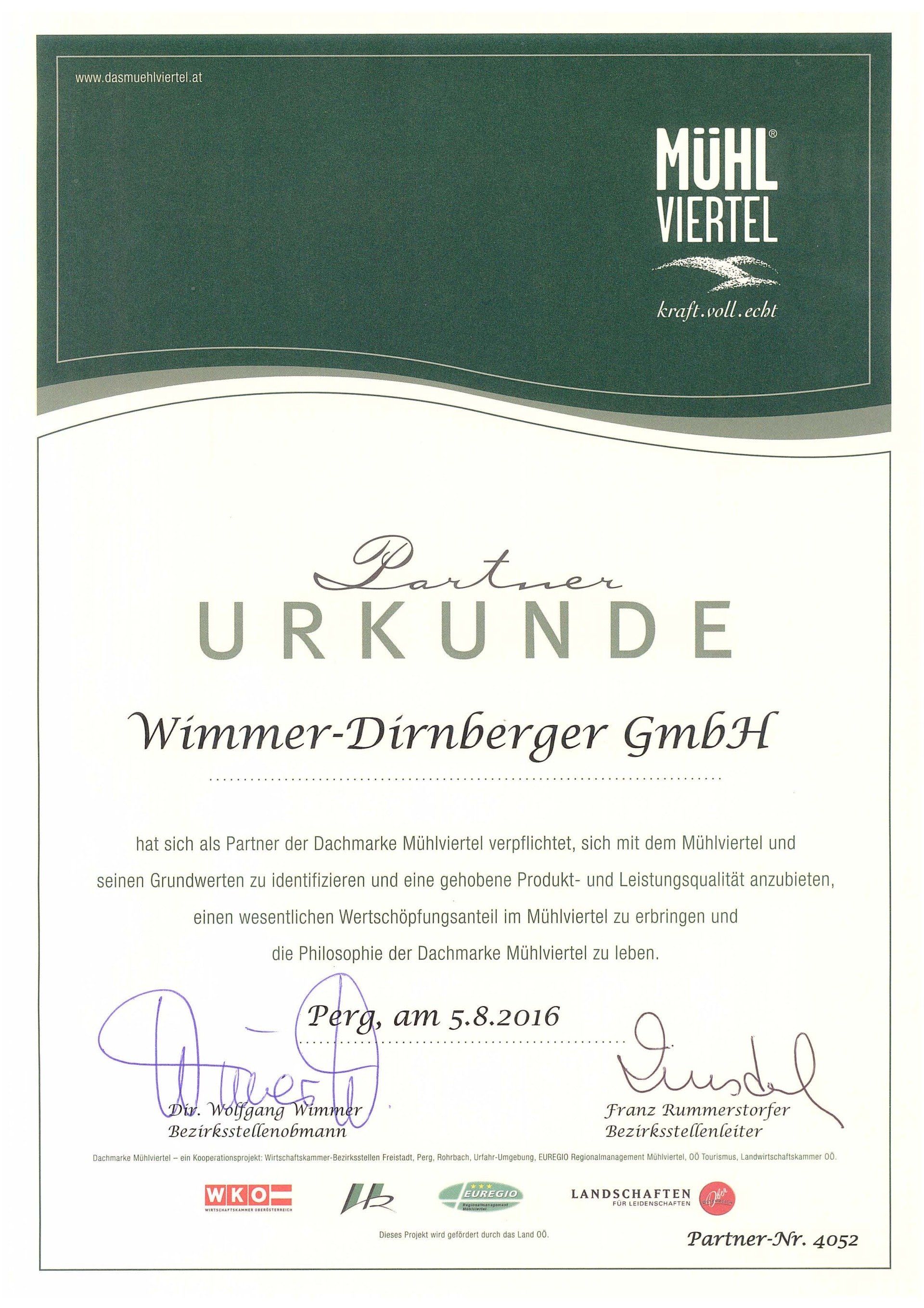 Partner “Made in Mühlviertel”