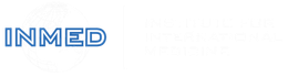 The inmed logo is blue and white on a white background.