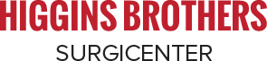 The logo for higgins brothers surgical center