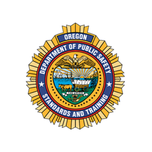 The oregon department of public safety standards and training logo