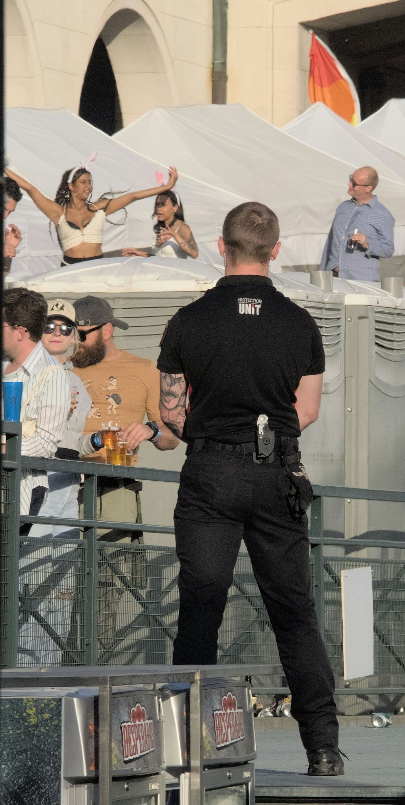 security guard standing