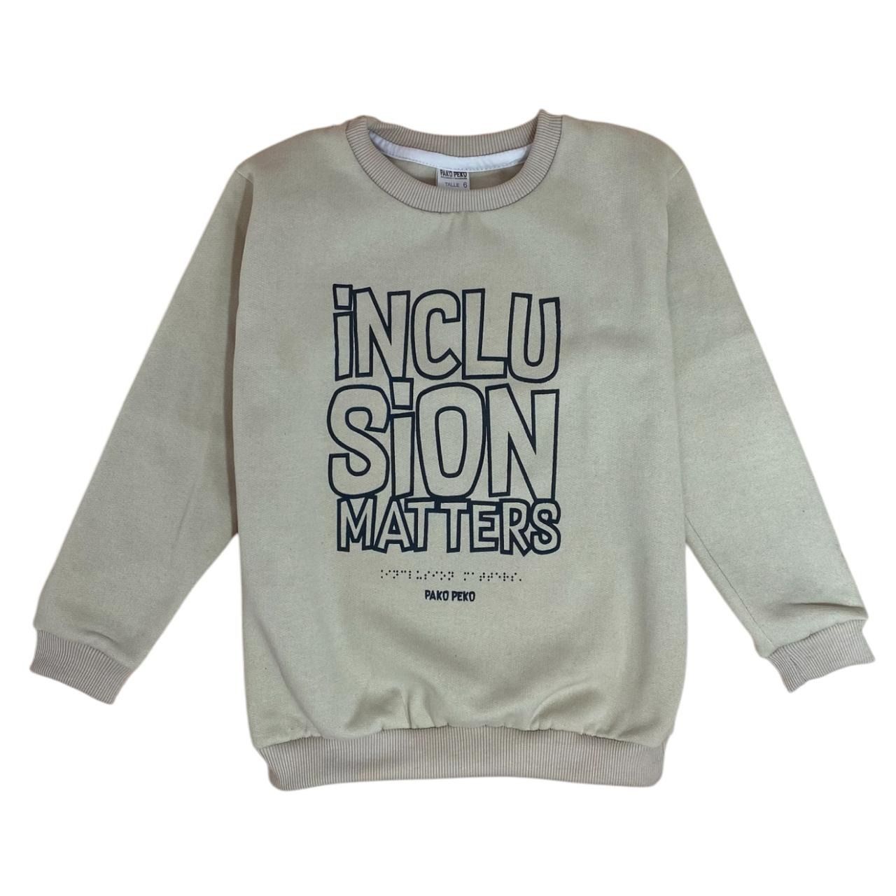 Una sudadera que dice "Include sion matters"