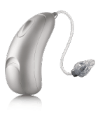 light grey hearing aid