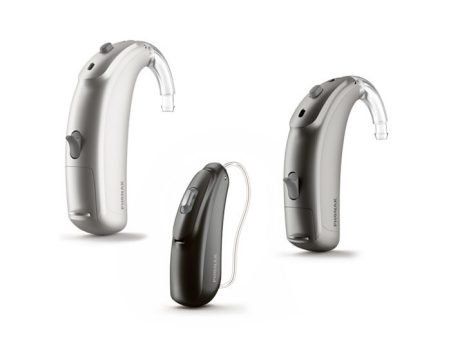 various shades of hearing aids