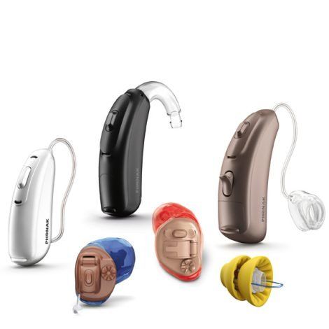 various types of hearing aids