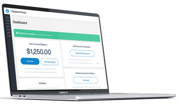 iPhone displaying Online Portal