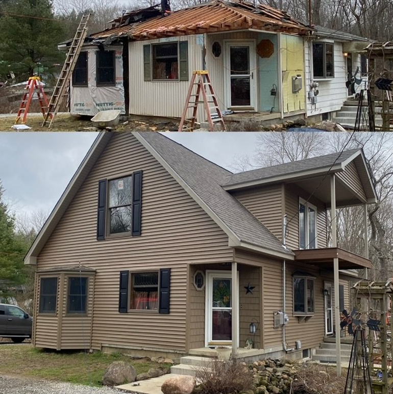 Modern Living Room — Youngstown, OH — A.R. McClung Construction
