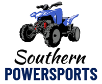 Blue ATV logo with the text &ldquo;Southern Powersports&rdquo;
