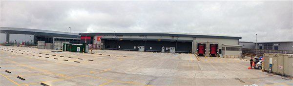 panoramic view of service yard