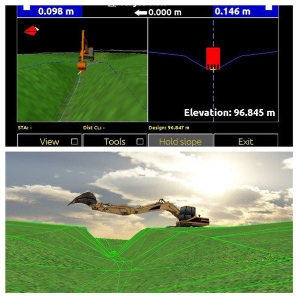 coopergeomatics setting out engineer 3d gps machine control