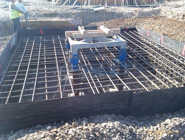 tower crane base cooper geomatics