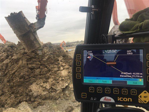 coopergeomatics setting out engineer 3d gps machine control