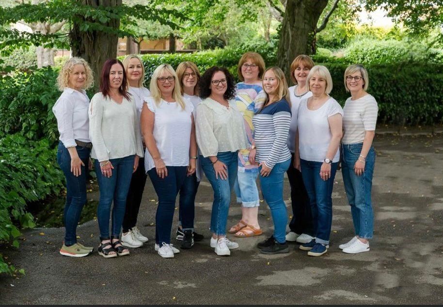 Group photo of team York Podiatry limited august 2022
