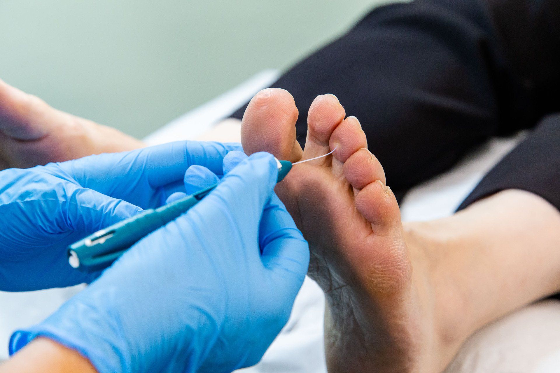Neurological examination of the foot at York Podiatry Ltd