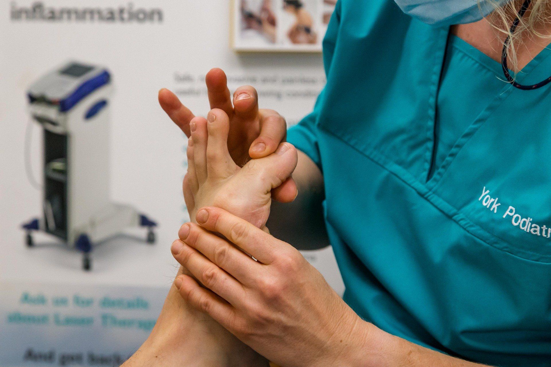 Biomechanical assessment of the foot at York Podiatry Ltd