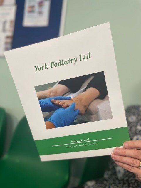 York Podiatry Ltd New Patient welcome pack