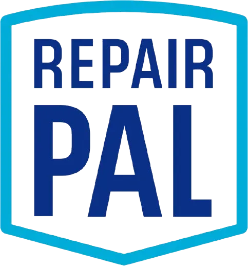 RepairPal logo: the dark blue text 