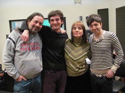 Pablo Rabinovich, Federico Melioli, Hilda Lizarazu y Cristian Dargelos en Estudio Orion