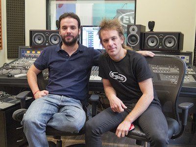 Mati Berdiales y Fernando Scarcella en Estudio Orion