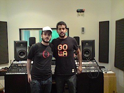 Pablo Fontán y Leonardo de Cecco (Attaque 77) en Estudio Orion