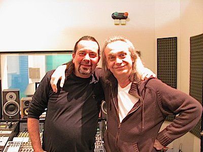 Pablo Rabinovich y David Lebón en Estudio Orion