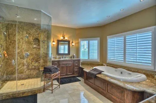 Elegant Bathroom Interior — Custom Builders And Design — Yorba Linda, CA