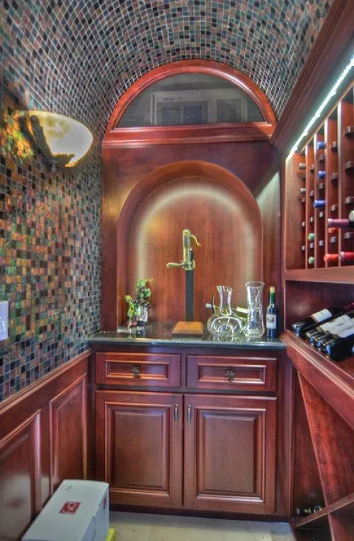 Elegant Wine Cellar — Custom Builders And Design — Yorba Linda, CA