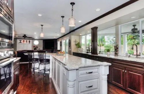 Marble Countertop — Custom Builders And Design — Yorba Linda, CA