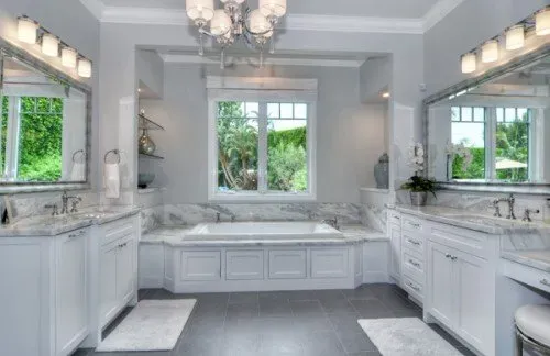 Spacious Bathroom — Custom Builders And Design — Yorba Linda, CA