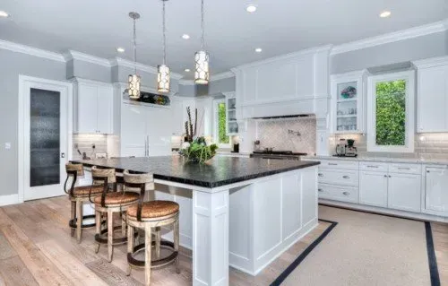White Cabinetry In The Kitchen — Custom Builders And Design — Yorba Linda, CA
