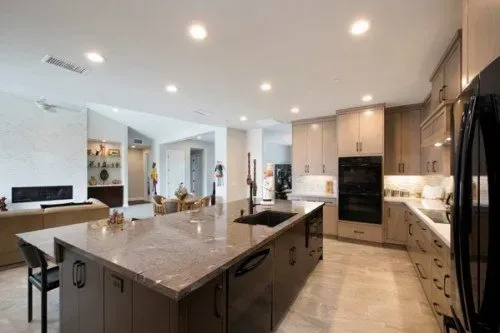 Clean And Spacious Kitchen — Custom Builders And Design — Yorba Linda, CA