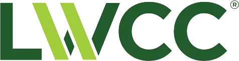 LWCC logo with green and chartreuse letters. The 