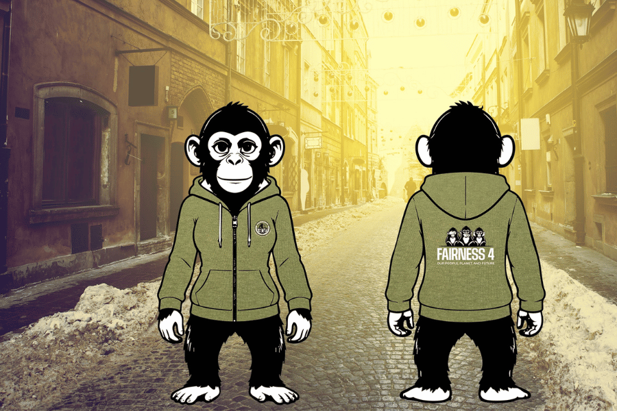 Ladies Hoodie, Olive Green