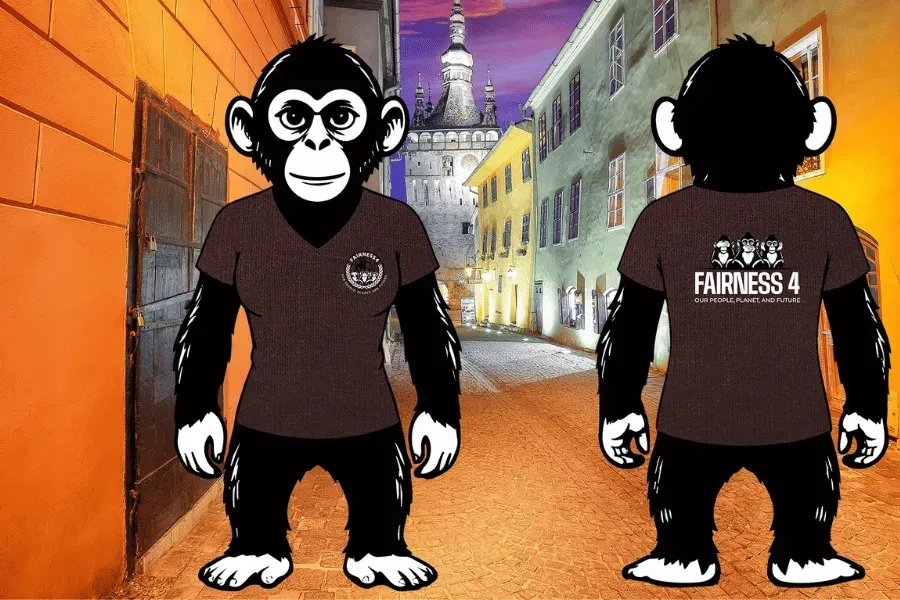 Ladies Short Sleeve T-Shirt , Cocoa Brown