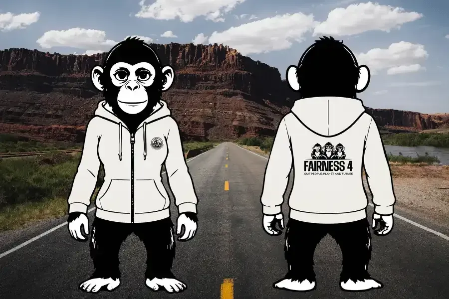 Ladies Hoodie, Natural