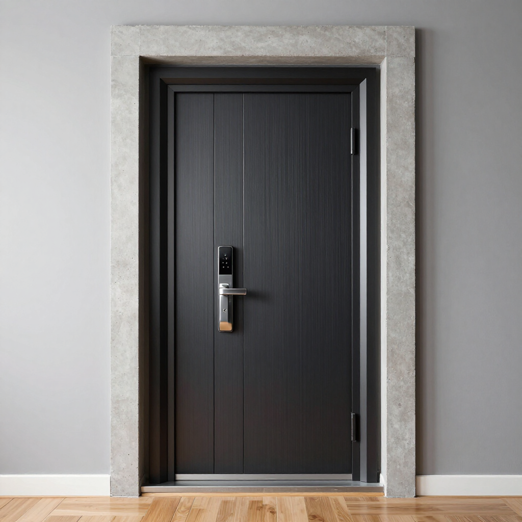 Porta blindata installata