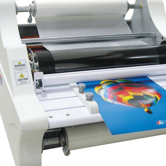 Image shows - office and school GMP (UK) laminator machine