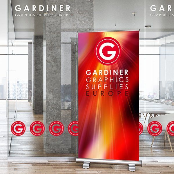 Image shows - Print On for banner and display graphics