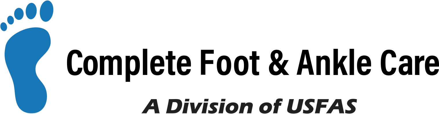 Logo for Michael K. Block, DPM, LLC, an Abingdon, MD podiatrist, featuring a blue footprint icon.